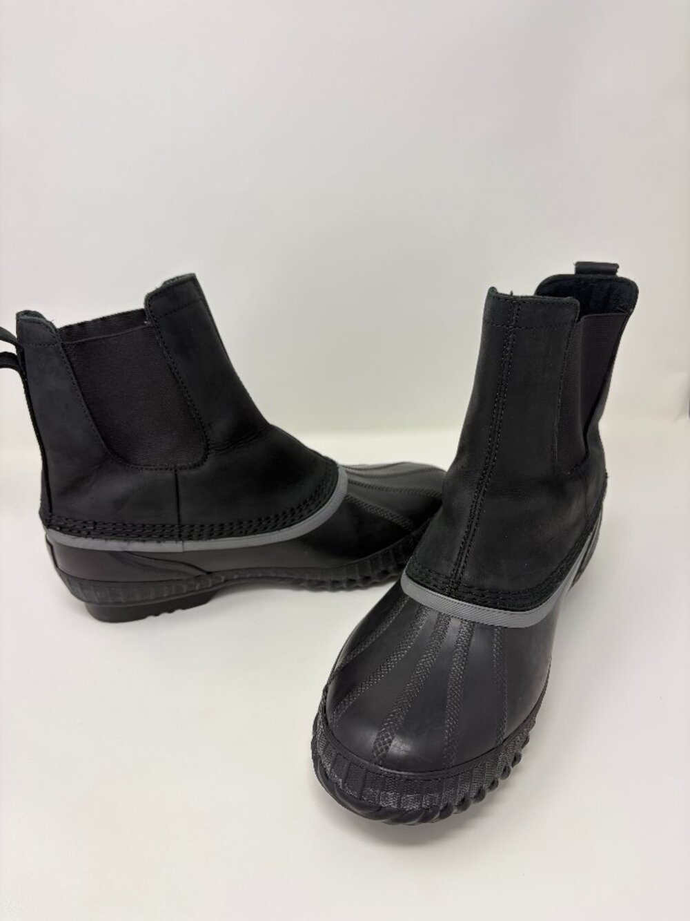 Sorel Cheyanne Metro Chelsea Waterproof Duck Boots Black Men’s 9